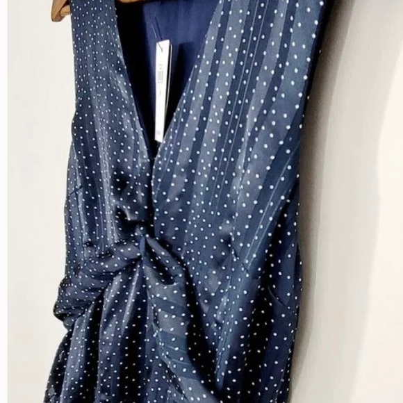 Banana Republic - Navy Polka Dot Dress - Womens Size 8 (runs small)- NWT - Picture 3 of 5